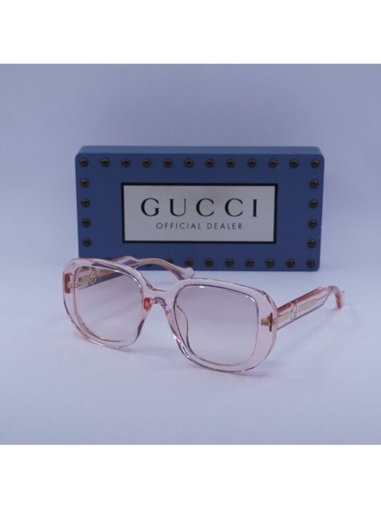 Gucci GG1557SK 003 Square Sunglasses - Transparent Nude/Pink main image 6